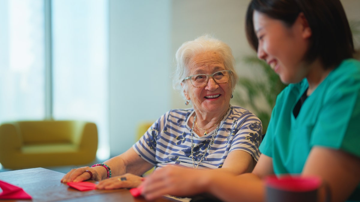 Smiling senior