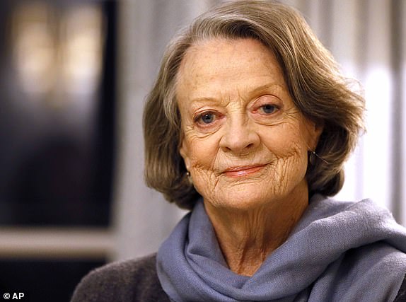 FILE - Dame Maggie Smith poses for a photo on Wednesday, Dec. 16, 2015 in London. Smith turns 87 on Dec. 28. (AP Photo/Kirsty Wigglesworth, File)