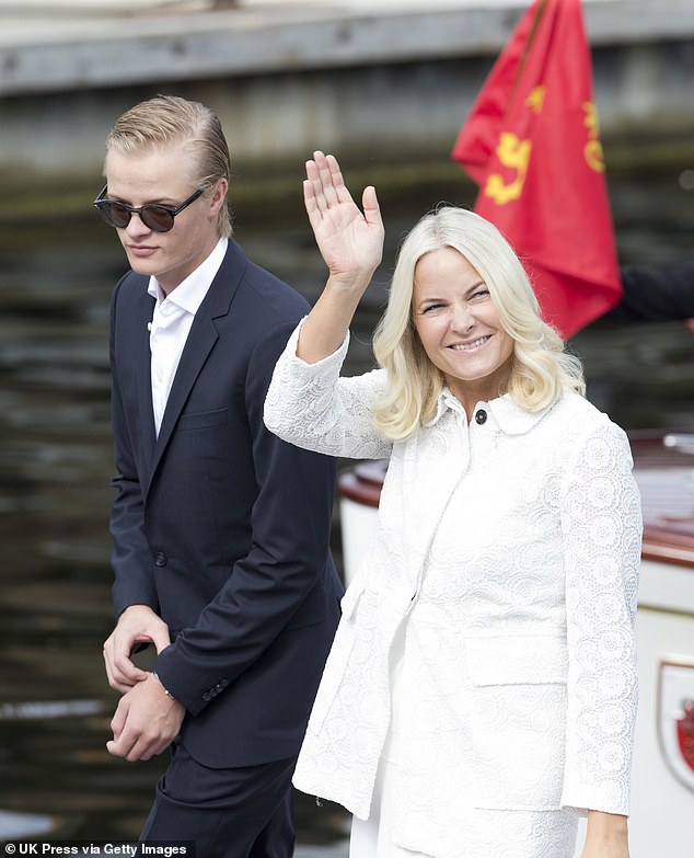 The son of Crown Princess Mette-Marit from a previous relationship last month admitted to assaulting his 'girlfriend' in a booze and drug filled rage