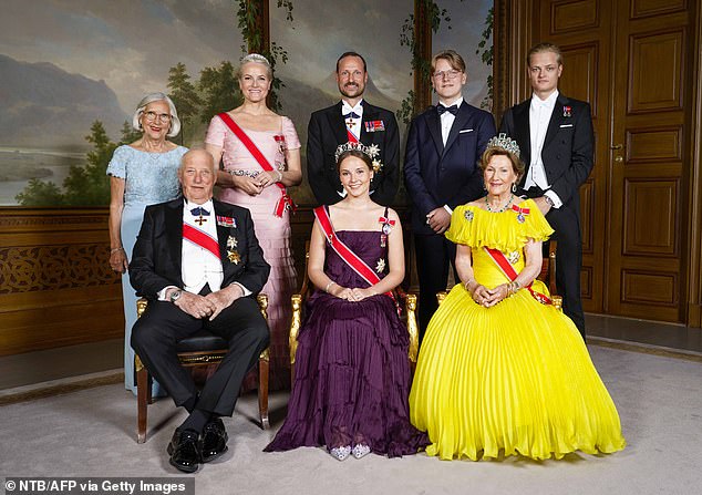 Høiby, a former motor mechanic, has been previously labelled the 'black sheep' of the Norwegian royal family