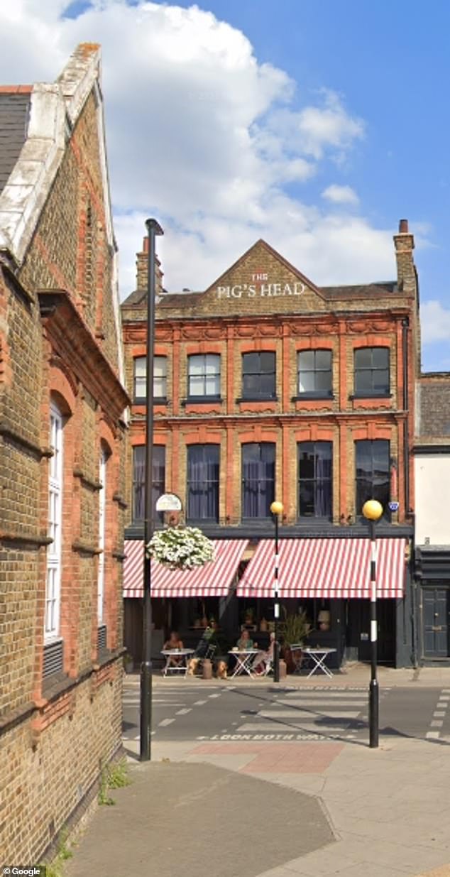 Pub-goers looking to reduce their carbon footprint while enjoying a pint should head to The Pig's Head in south-west London