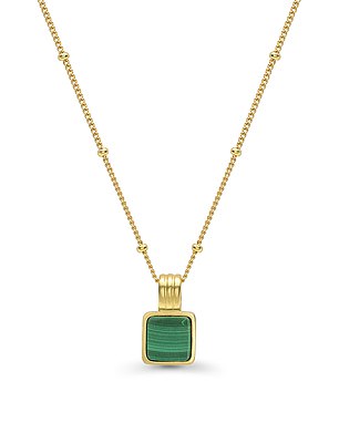 Malachite necklace, £105, missoma.com