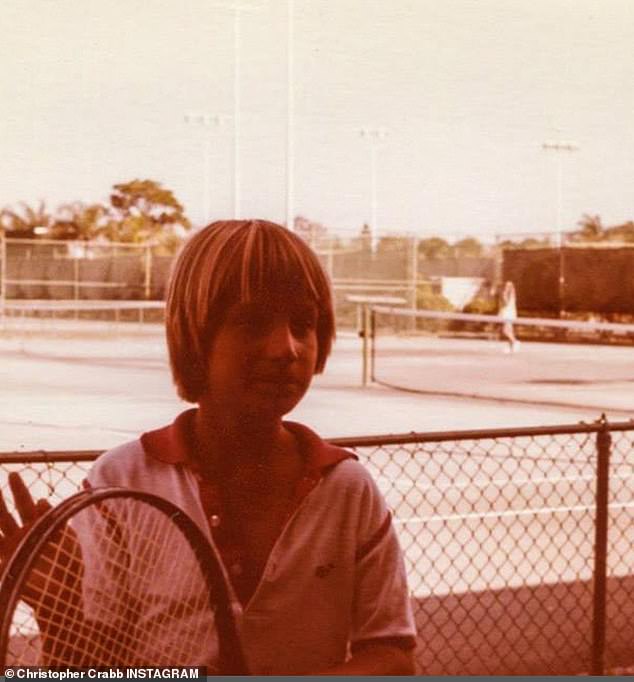 Alongside his acting career Crabb pursued tennis, starting playing at the age of four before turning pro at 16