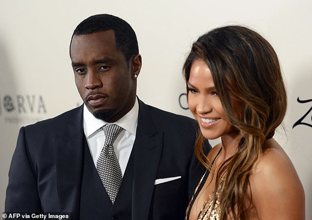 Combs with ex-girlfriend Cassie Ventura, who has accused him of controlling and abusing her for over a decade