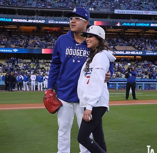 Urias and wife Daisy Perez are believed to have been together for the last three years