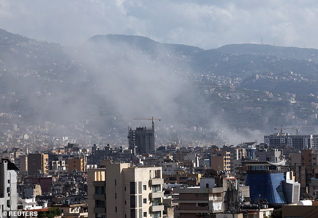 Smoke rises from Beirut southern suburbs, Lebanon September 20, 2024