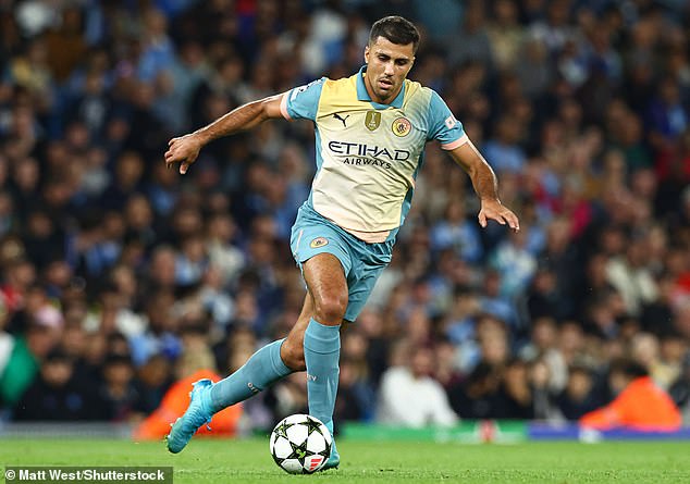 Rodri could play up to 73 games in a jam-packed campaign for the Premier League champions