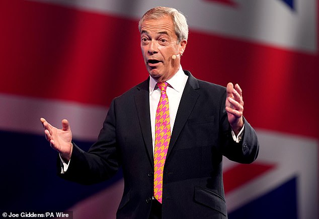 Mr Farage admitted Reform 'could have done better' at this summer's general election