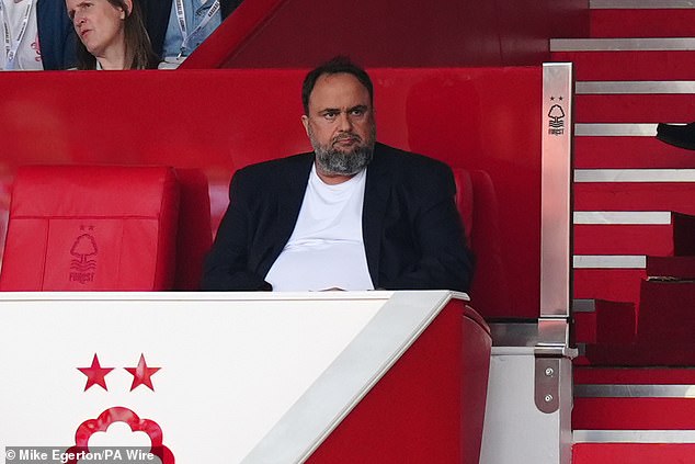 Forest owner Evangelos Marinakis (pictured) wants to guide the club back into Europe