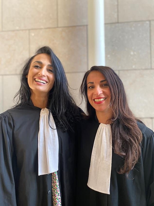 Ms El Bouroumi, pictured left, posted the controversial video on her instagram page