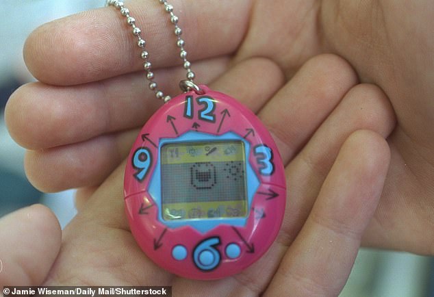 The colourful egg-shaped device housed a virtual pet that owners had to remember to feed and play with