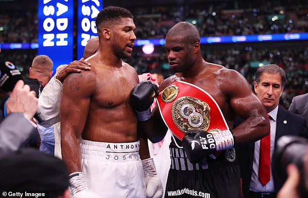 There was respect between the two British stars inside the ring at Wembley after the bout