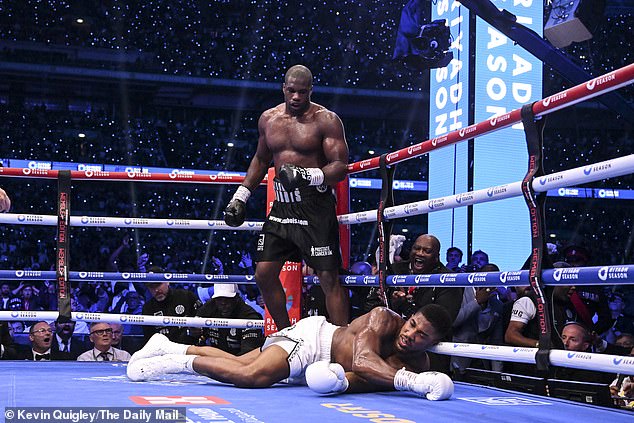 Wembley was stunned as Joshua failed to recover from a brutal right-hook in the fifth round