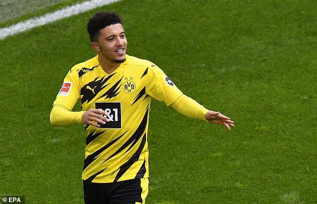 Jadon Sancho was previously the highest English scorer in the Bundesliga with 40 goals