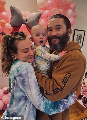 The Big Bang Theory and Tom Pelphrey have been busy with their first child, daughter Matilda, now that she's mobile at 18 months