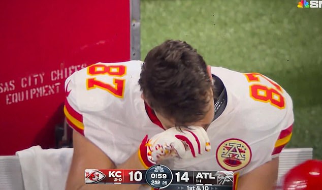 And once again the Chiefs tight end failed to make any real impact on proceedings