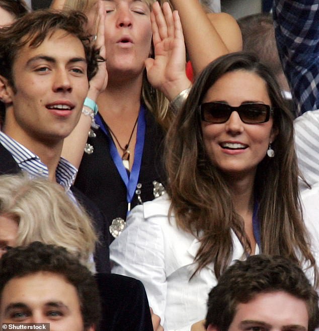 Kate and William are known to be very close with the Middletons. Kate and James are pictured at the Concert For Diana in 2007