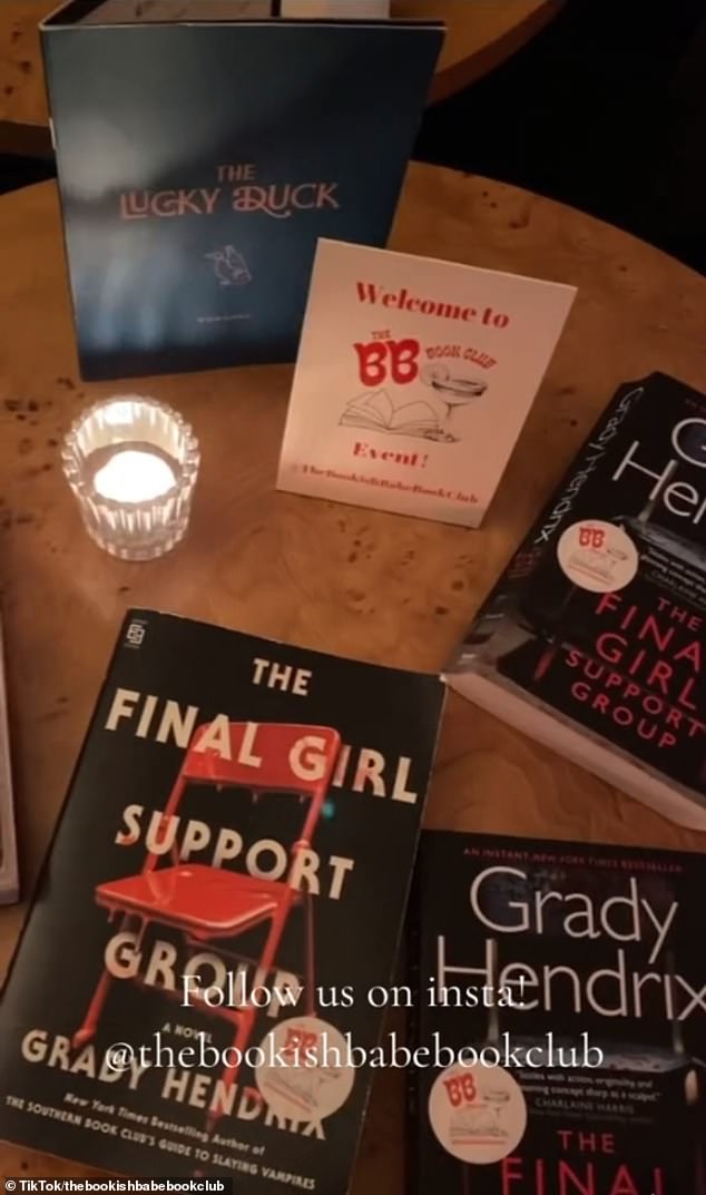 More and more young people are ditching the traditional clubs and bars and instead heading out to their local late-night libraries to blow off steam (pictured: The Bookish Babe Book Club event)