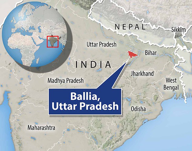 The boys are accused of raping the young girl in the city of Ballia, in Uttar Pradesh, on Friday, local media reports