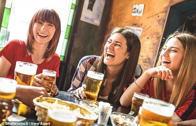 For women, moderate drinking is defined as having one drink or less per day - totaling as much as seven per week. Heavy drinking is defined as having eight or more per week.