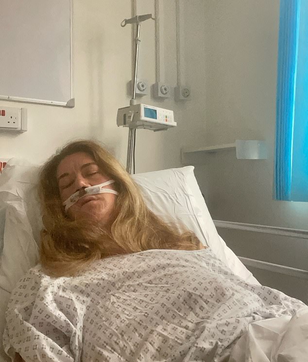 Louise underwent a five-hour operation to remove the tumour in May 2022, performed by a ­neurosurgeon and an ear, nose and throat specialist working together