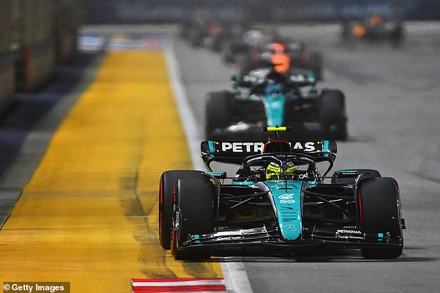 Russell defended brilliantly to take fourth position in the weekend's Singapore Grand Prix