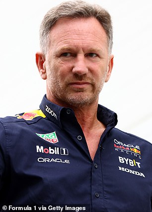 Red Bull chief Christian Horner (pictured) has mentioned that his team could move for Russell