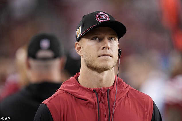 This comes as RB Christian McCaffrey has flown to Germany for help with Achilles tendonitis