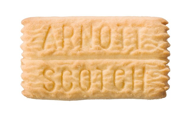 The iconic treat is designed to be split along the horizontal line to deliver two biscuit fingers