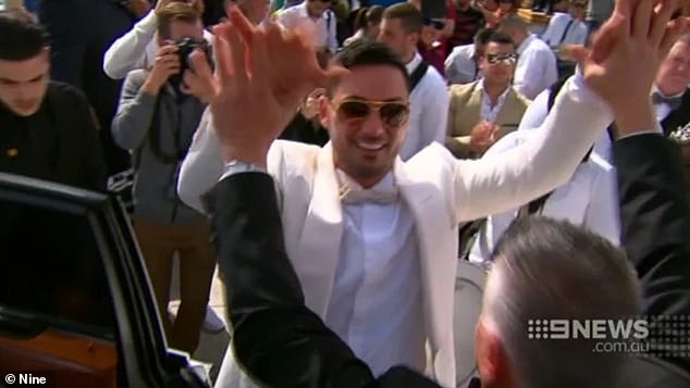 Mehajer's high-profile wedding (pictured) caused an uproar in his neighbourhood, sparking a petition for him to be sacked