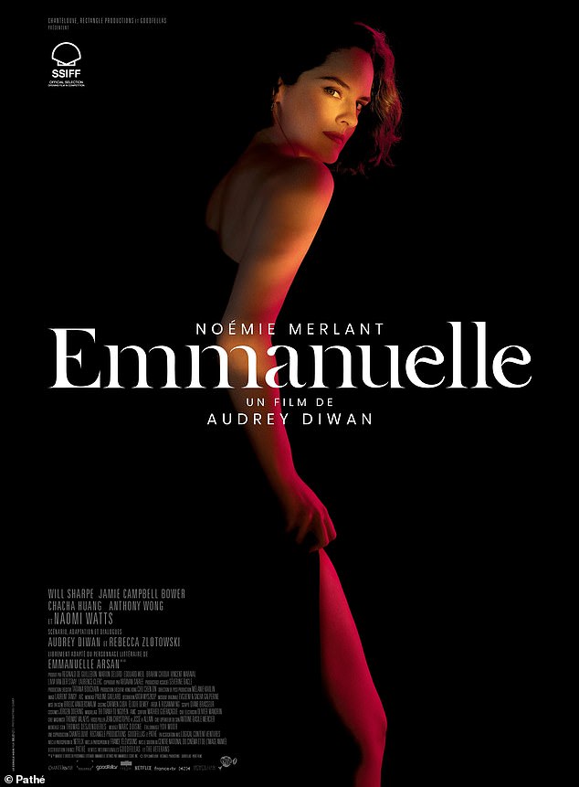 Poster for 2024 adaptation of 'Emmanuelle', starring French actress Noemi Merlant