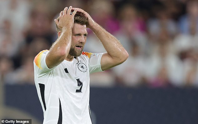 Niclas Fullkrug, who joined for £23m from Borussia Dortmund, picked up an injury on international duty with Germany