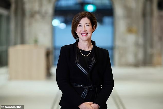 Long-time Woolworths staffer Amanda Bardwell (pictured) was appointed the new CEO of the supermarket giant earlier this year after Brad Banducci stood down