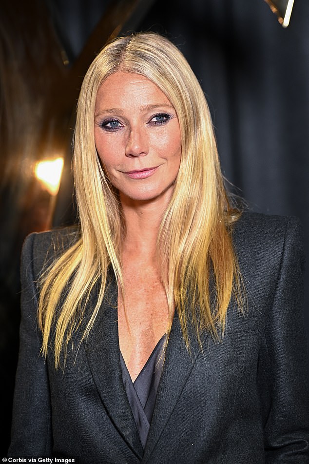 Gwyneth opted for a smoky eye makeup look