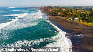 Pererenan's black-sand beach