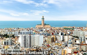 An aerial view of Casablanca