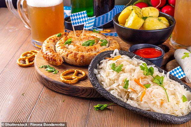 Germany fan Sandie says: 'There is lots of traditional food on offer'