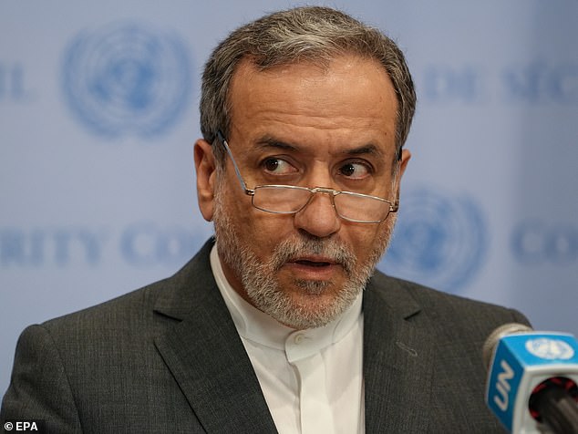 Foreign Minister of Iran Abbas Araghchi addresses members of the press before an emergency United Nations Security Council meeting called to address the rising tensions between Israel and Lebanon during the General Debate of the 79th session of the United Nations General Assembly in New York, New York, USA, 25 September 2024