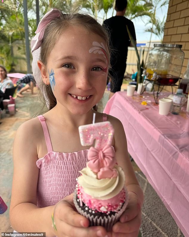 Cleo Smith (pictured celebrating her seventh birthday earlier this year) was abducted from her family's campsite and found 18 days later