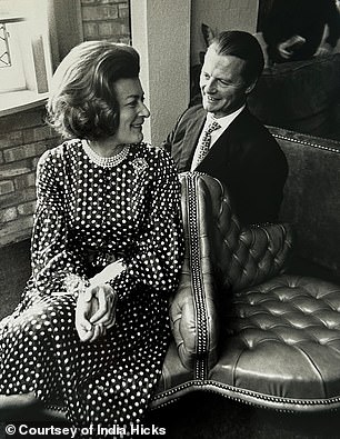 Pamela with her husband David Hicks