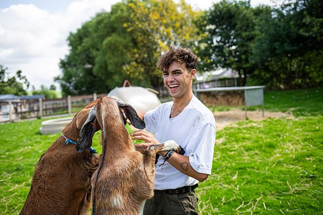 The documentary sees Kyle buy his own 14-acre plot of land as he tries to create his own sanctuary for creatures including goats