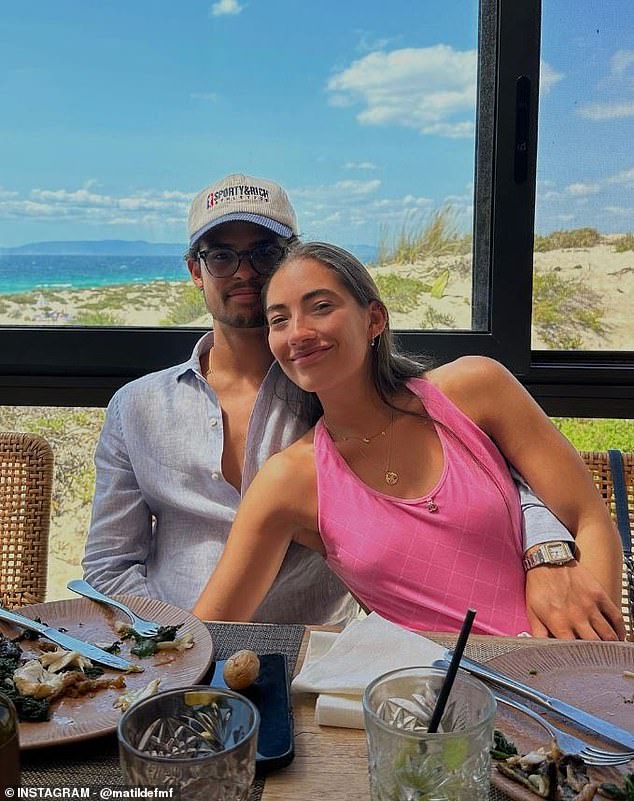 Matilde's Instagram features several snaps of the loved-up duo holidaying across Europe