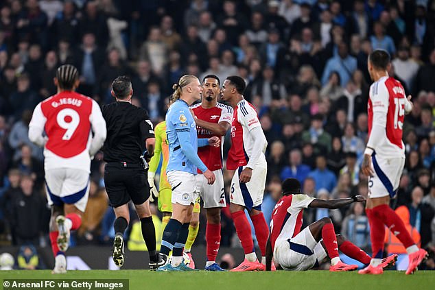 City top the table and are two points clear of Arsenal who sit behind Liverpool and Aston Villa