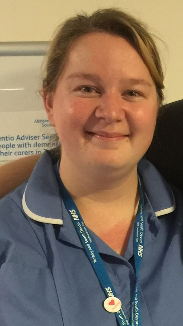 The 36-year-old first became ill while working on a Covid ward in her hospital