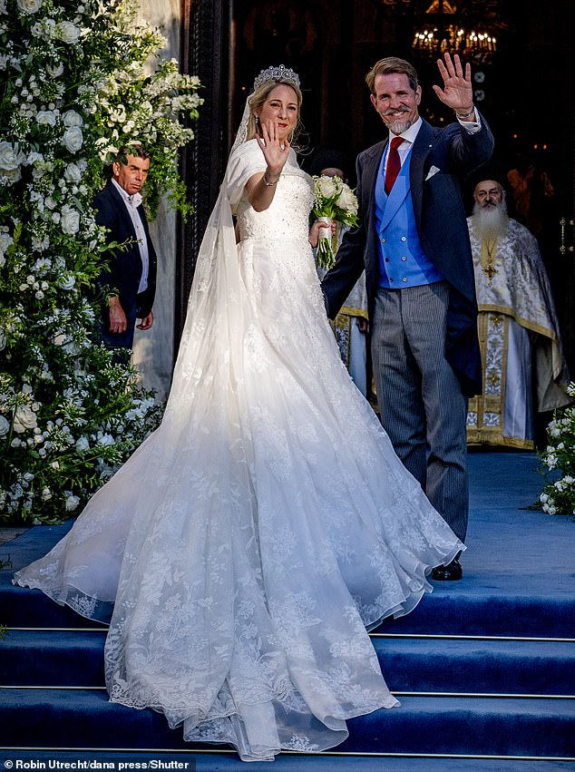 The wedding was initially scheduled to be held on the Greek island of Spetses in 2020, but had to be put on hold because of the Covid pandemic. A second attempt was postponed after the death of Theodora's father King Constantine II of Greece in 2023