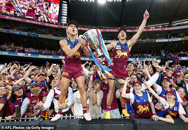 Brisbane Lions roared to victory in grand final on Saturday at the MCG