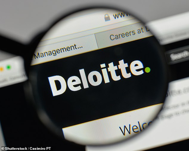 Cutting costs: The average salary for Deloitte senior management has fallen from £1.06m per partner to £1.012m