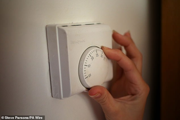 Homes with a standard variable tariff (SVT) have been warned to send their electricity and gas readings to their supplier as close as possible to October 1  (Pictured: a heating dial)