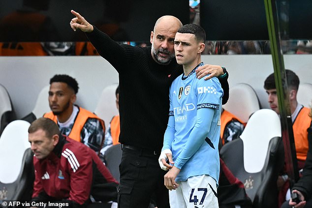 Foden is being eased back from a spell on the sidelines through a mystery illness at the start of this campaign