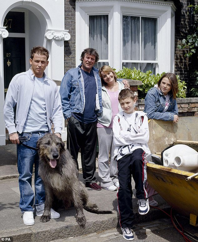 He said was told that only characters with prominent stories at the time were featured in the book, despite new family The Millers (pictured) who had yet to make their debut, were included